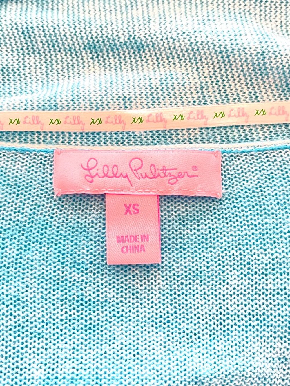Lilly Pulitzer Connell Sweater Wrap Cascade Coral Lightweight Cardigan - Picture 7 of 10